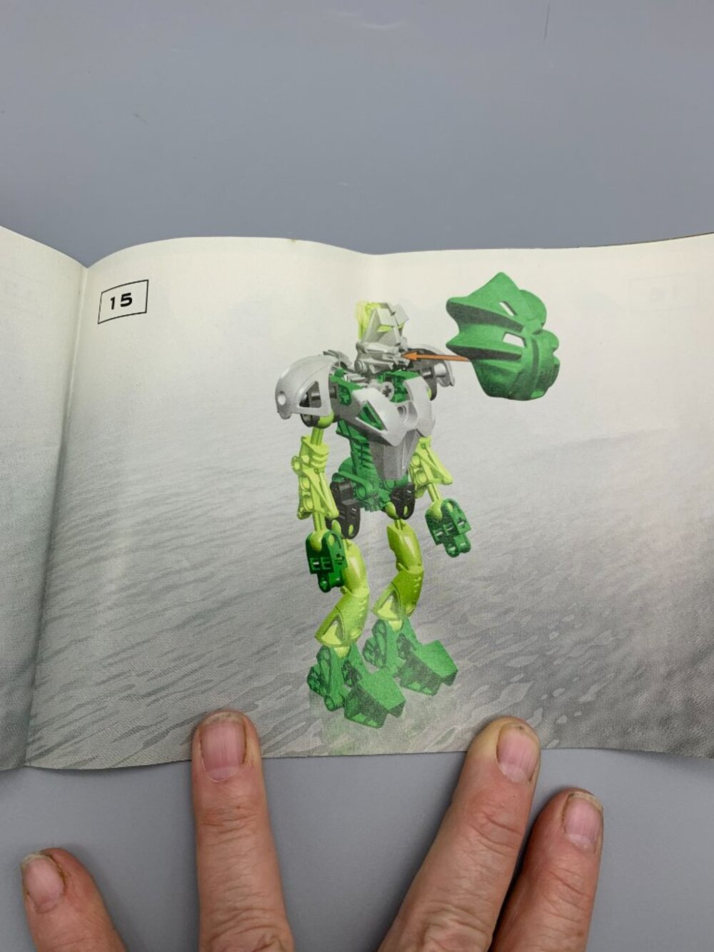 2002 LEGO Bionicle Lewa Nuva #8567 Action Figure Set in Original Container - Picture 9 of 11
